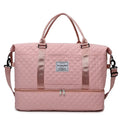 Duffle Gym Shoulder Lightweight Travel Bag (Pink)