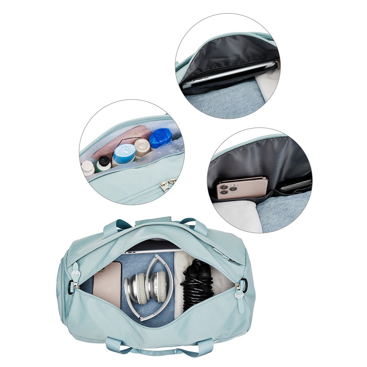 Animated Women Waterproof Carry On Gym Bag