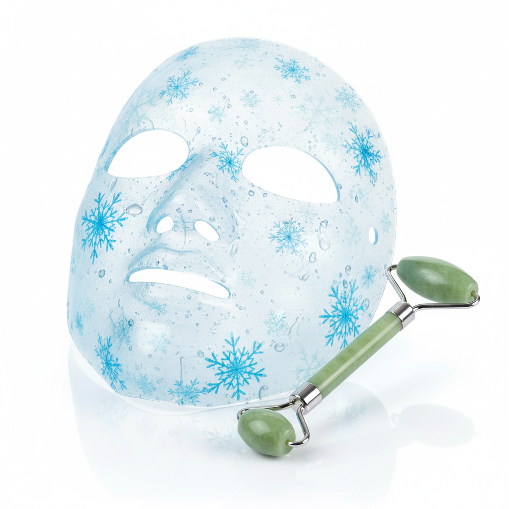 Ice Face Mask and Jade Roller